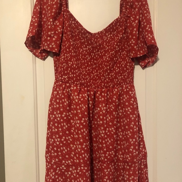Abercrombie Flutter Sleeve Mini Dress 